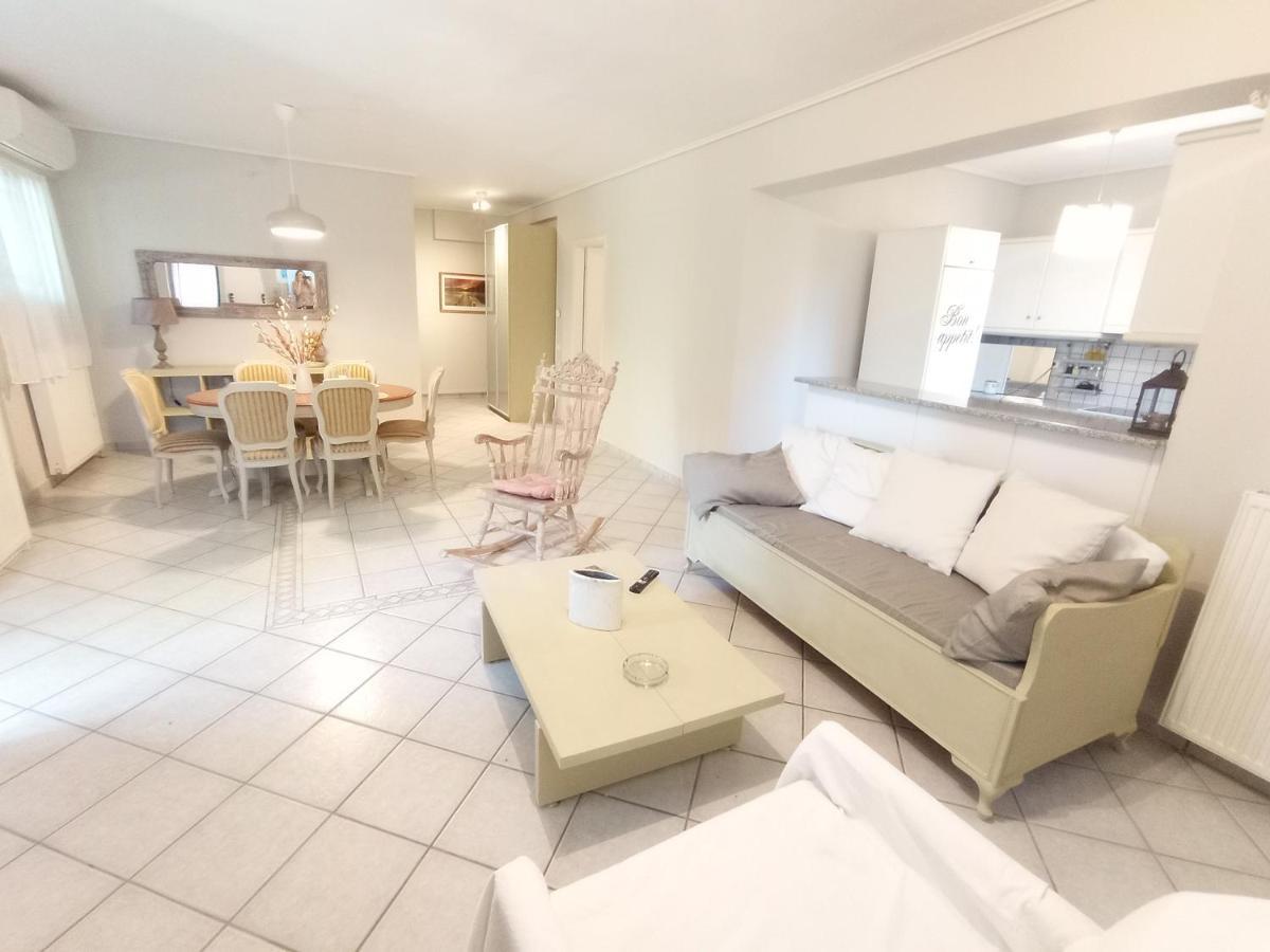 Galini Apartment Near Sea, Port And Airport Artémida Eksteriør bilde